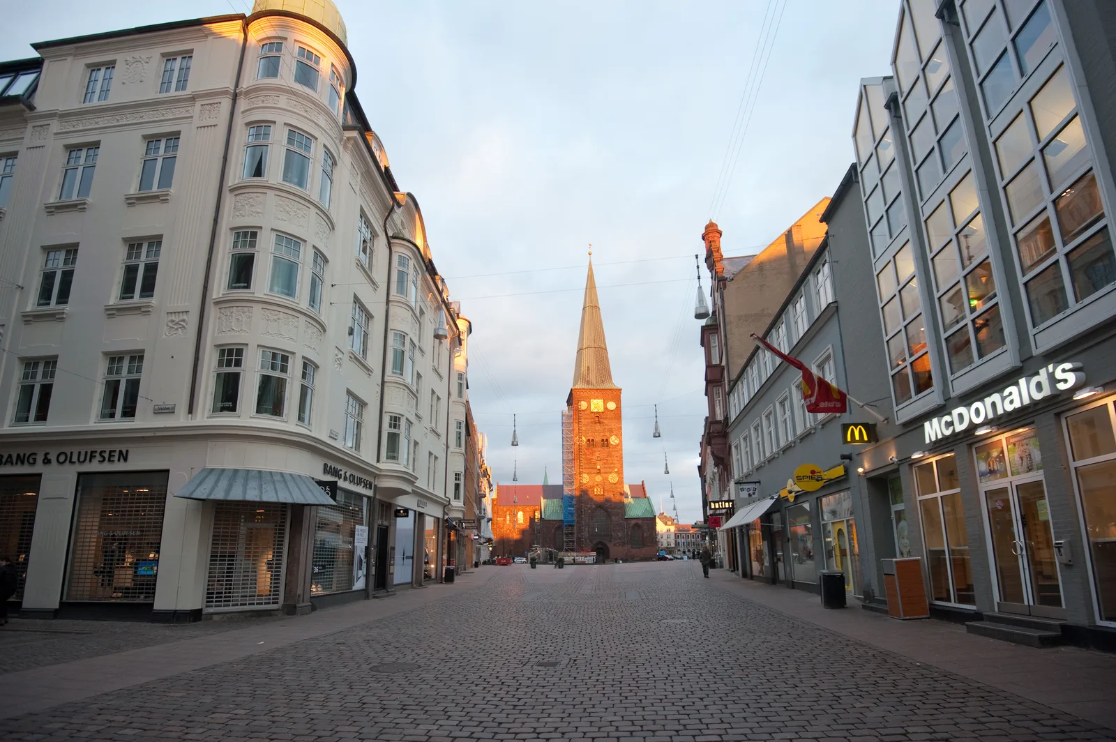 Store Torv historic square in central Aarhus