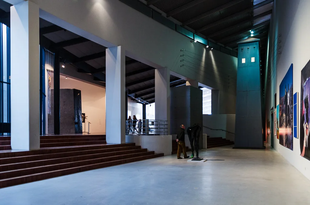 Modern museum architecture in Aarhus, Denmark