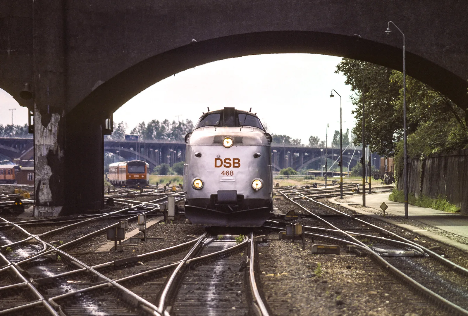 Aarhus train station in Aarhus, Denmark