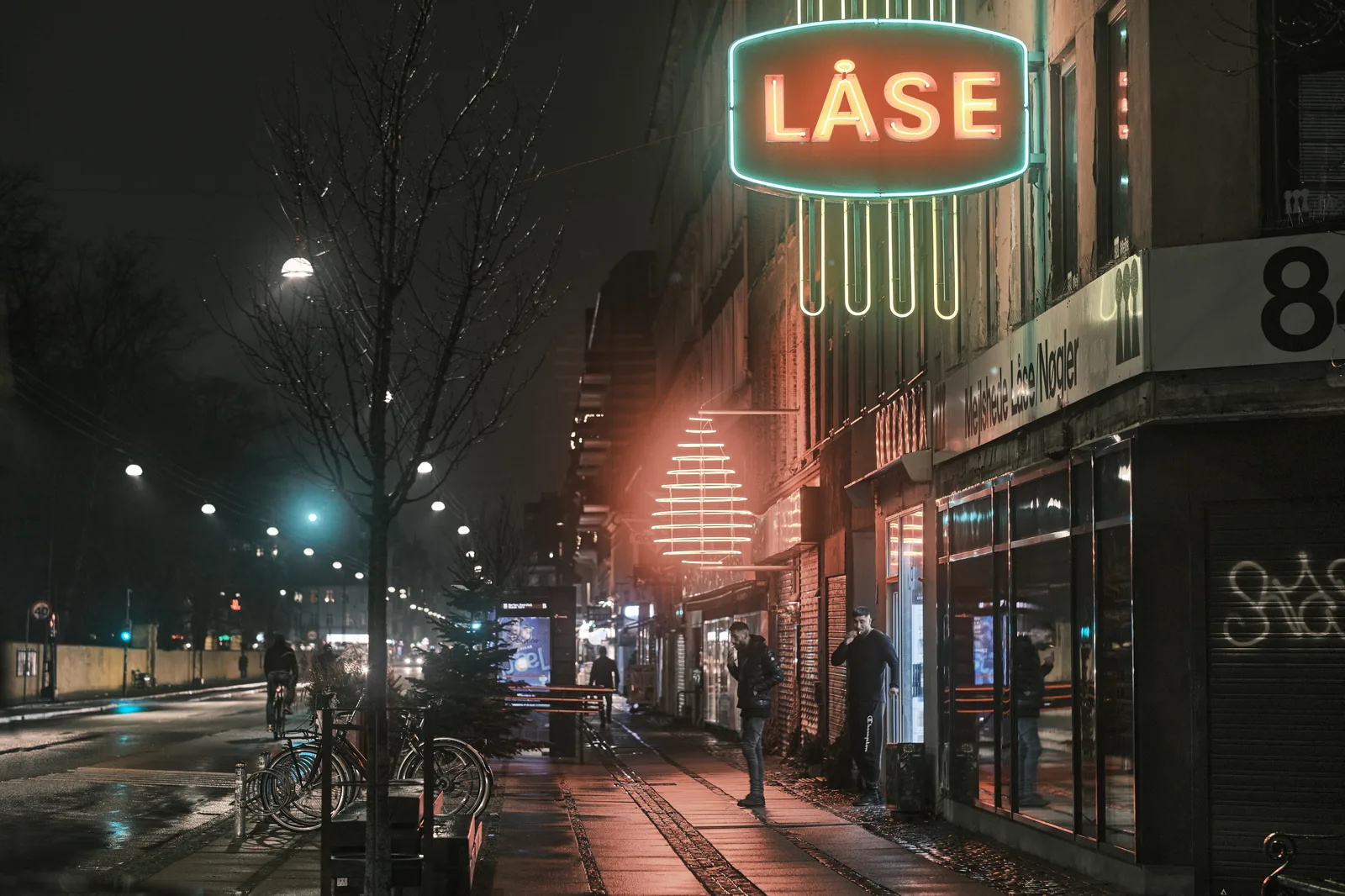 Jægersborggade street in Nørrebro with independent shops