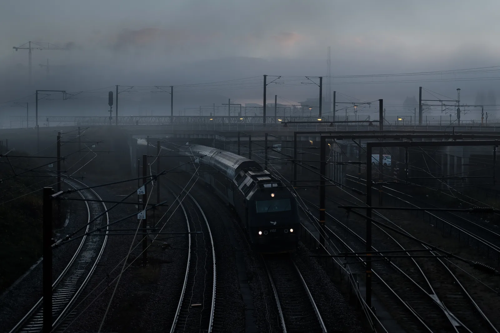 View of train: direct dsb services from terminal 3, Denmark travel guide