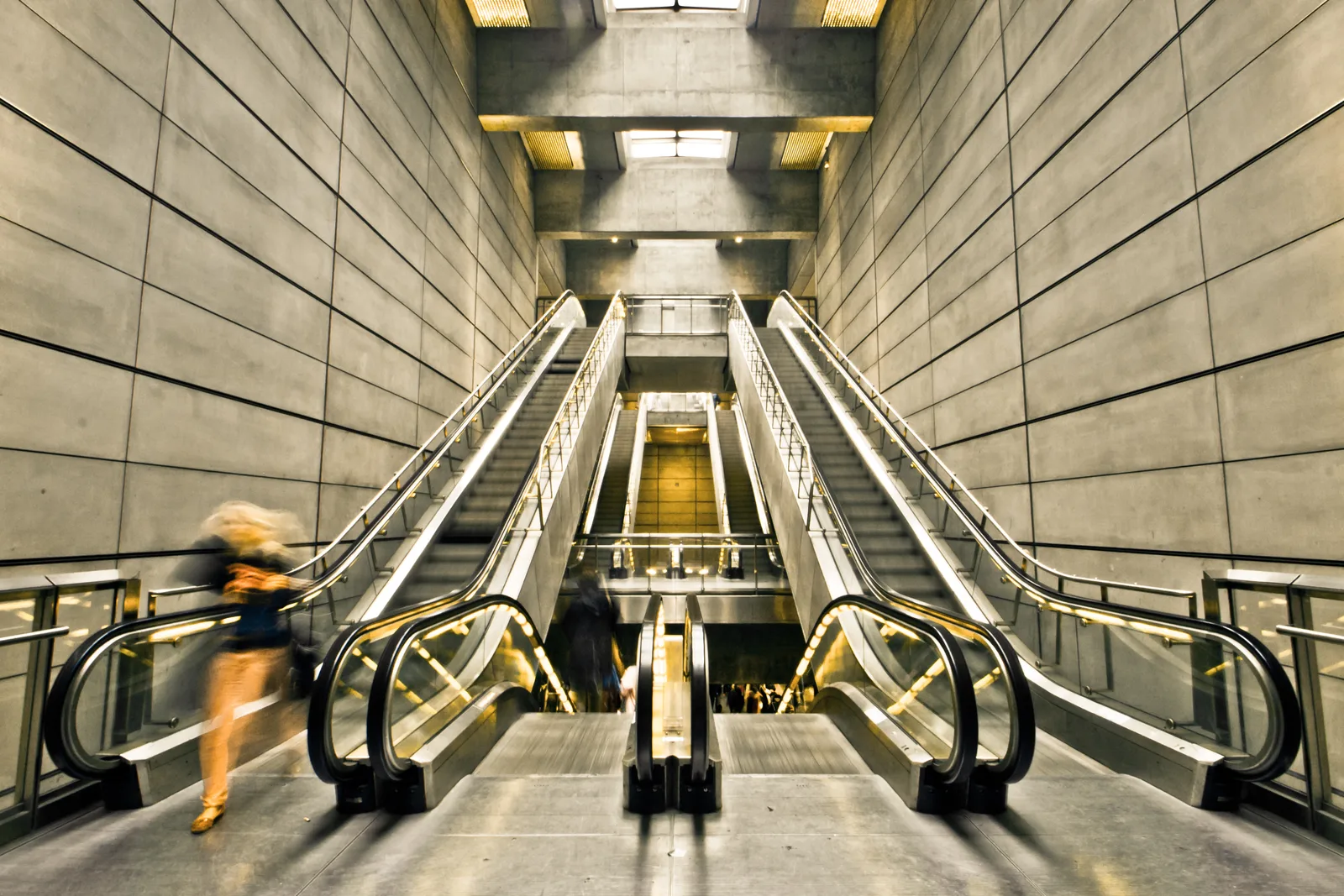 Copenhagen Central Station platforms and signage