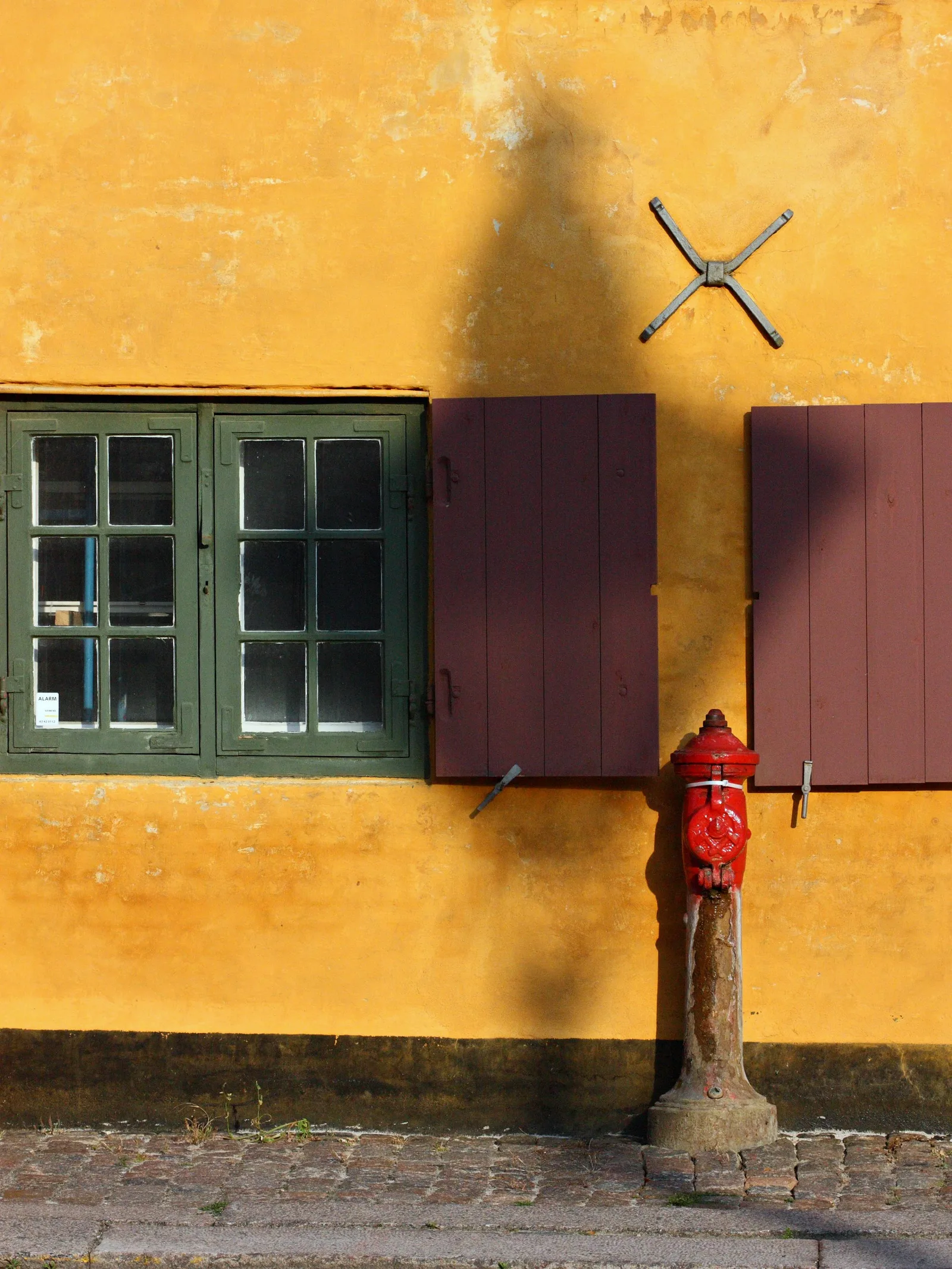 The Yellow Houses of Nyboder in Copenhagen, Denmark