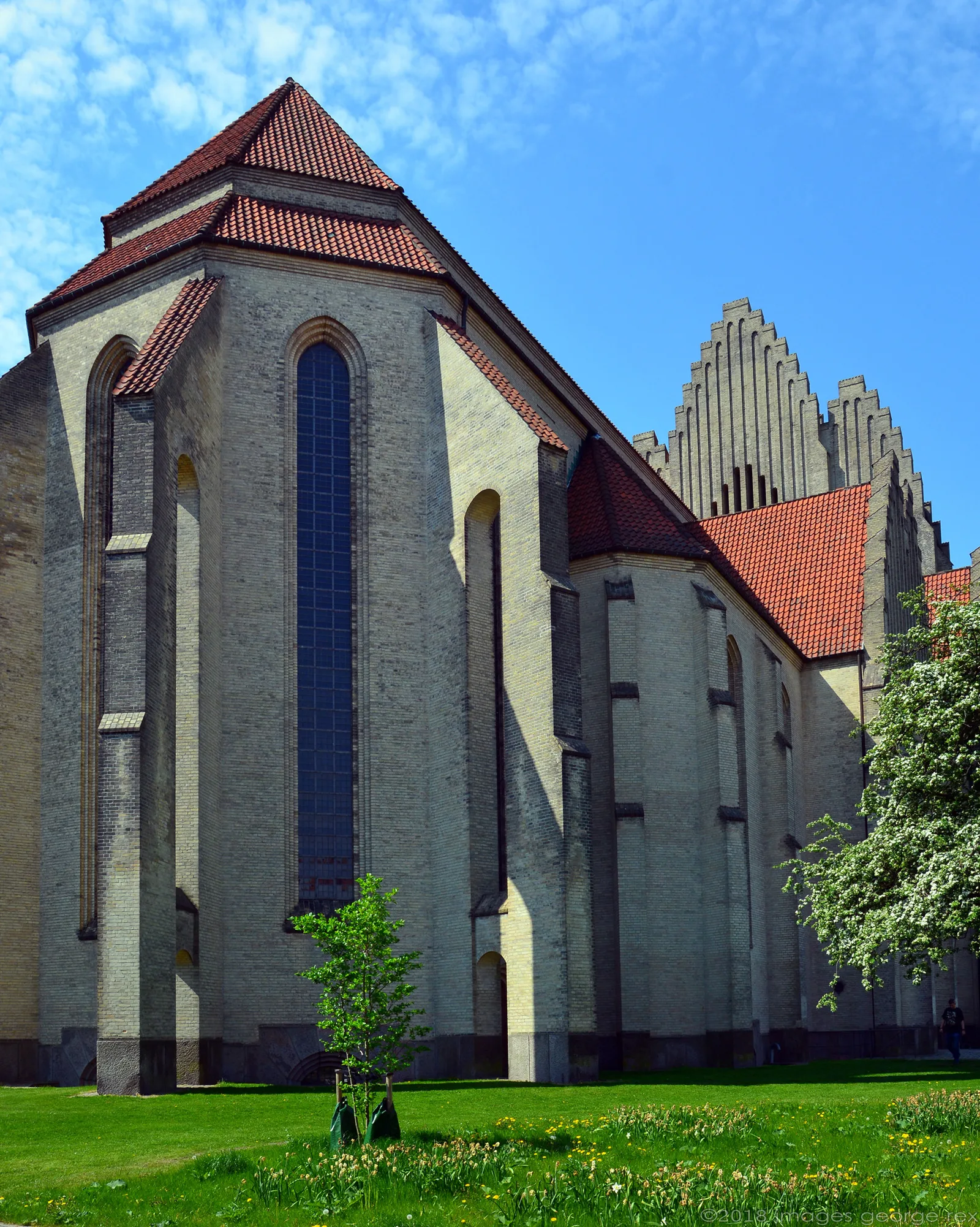 Grundtvig's Church in Bispebjerg in Copenhagen, Denmark