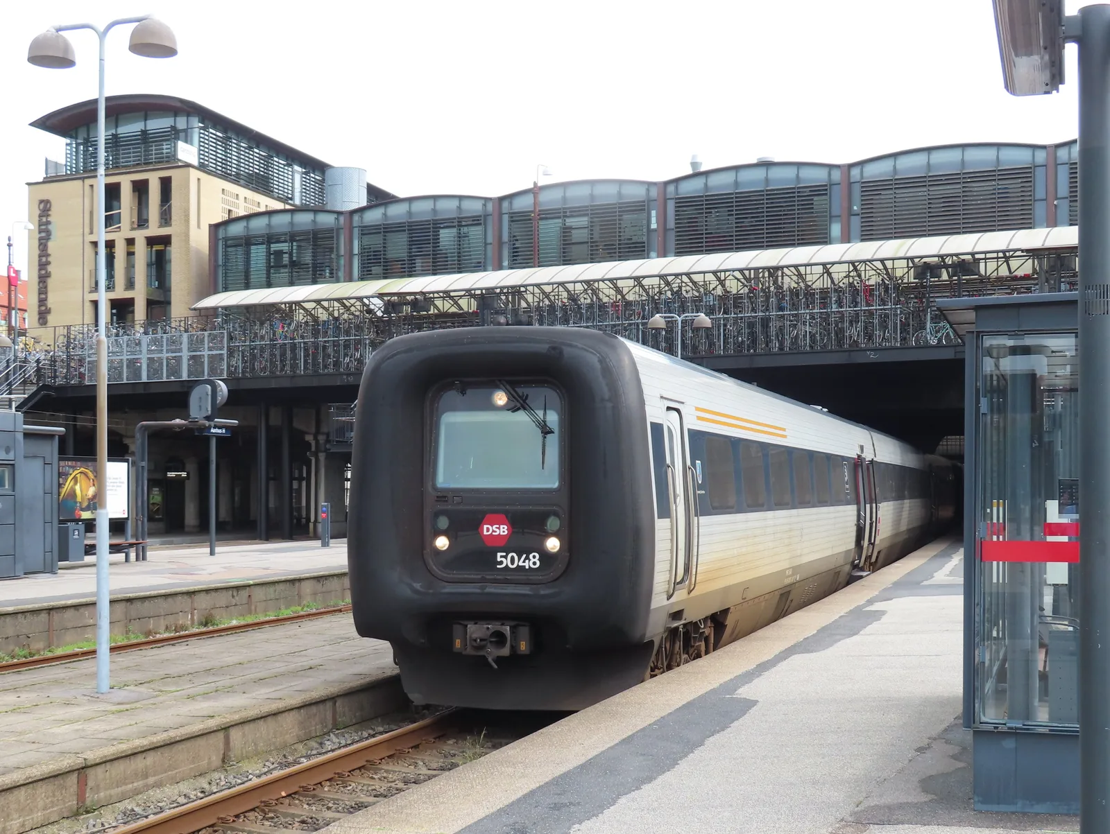 DSB InterCityLyn train traveling through Denmark with comfortable seating