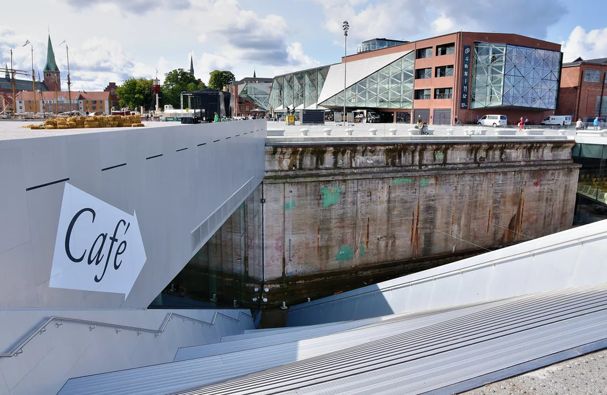 M/S Café and M/S Shop in Helsingor, Denmark