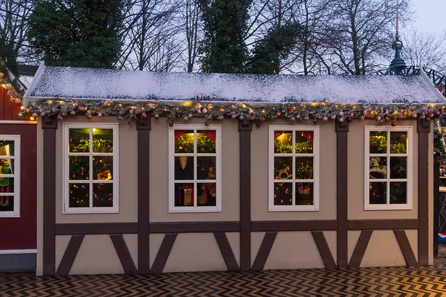 At the Christmas market in Odense, Denmark