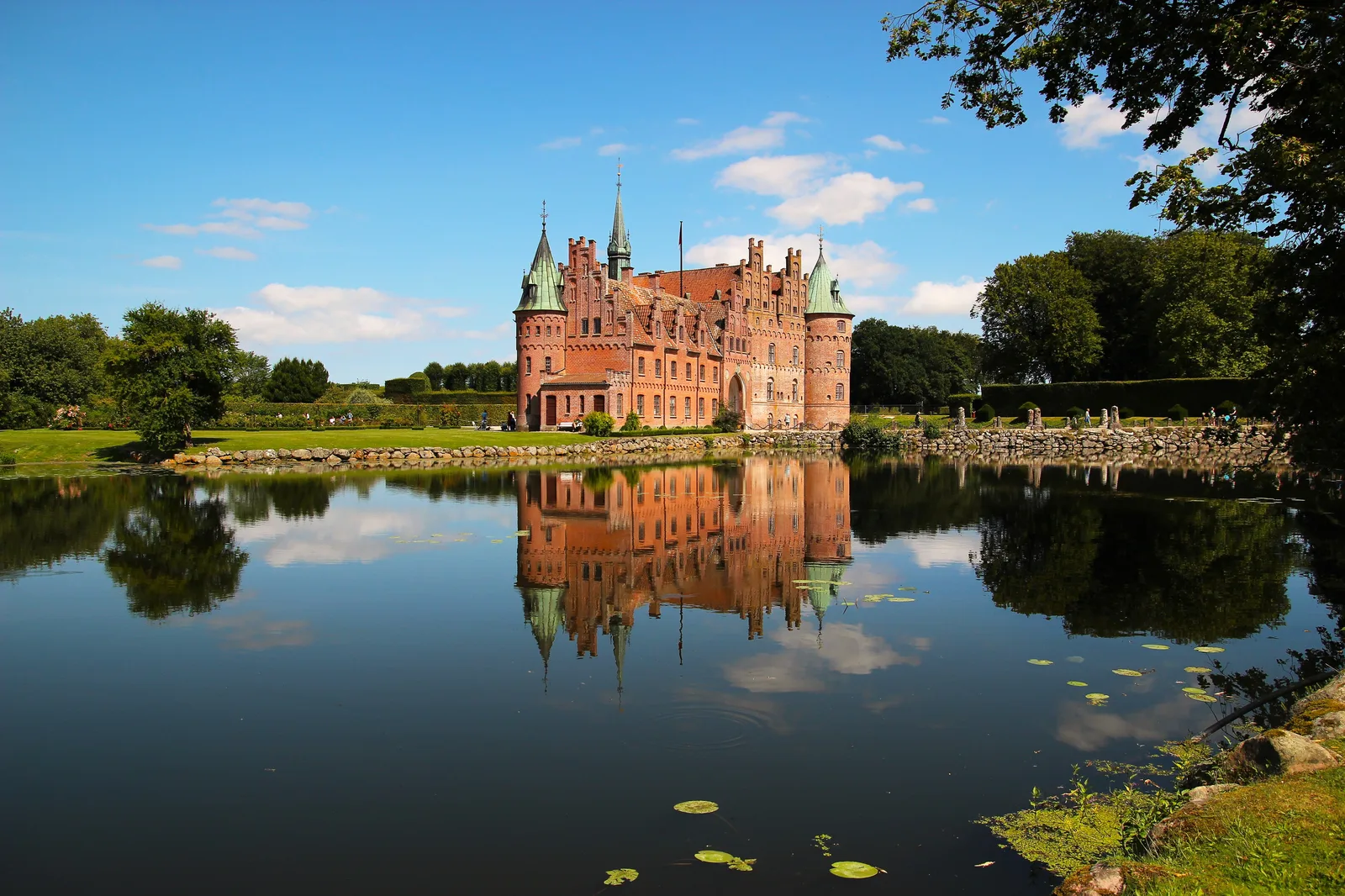 Summer sunshine and daylight hours in Odense Denmark