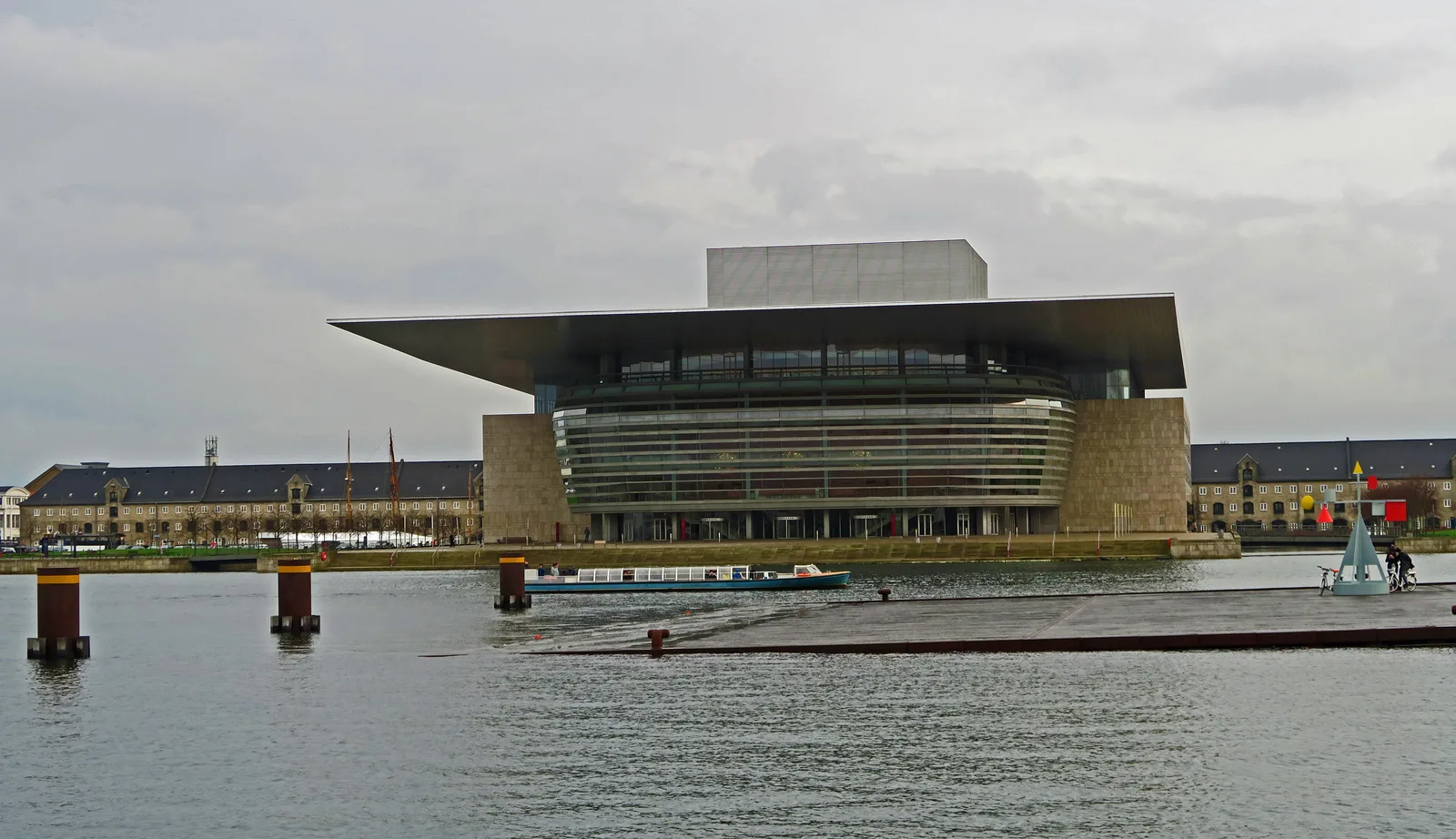 Copenhagen landmarks from water