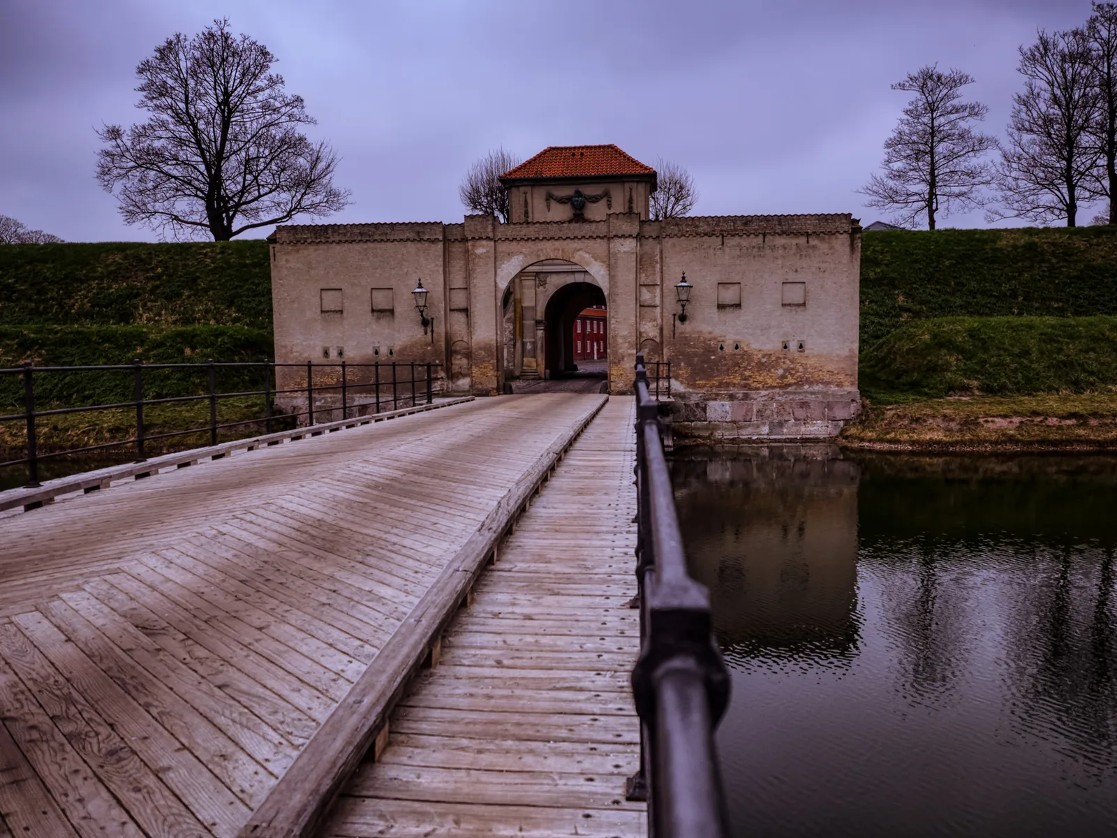 Little Mermaid and Kastellet in Copenhagen, Denmark
